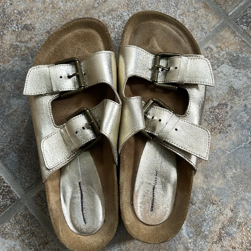 Anthropologie x Intentionally Blank Flatform Sandals Size 7